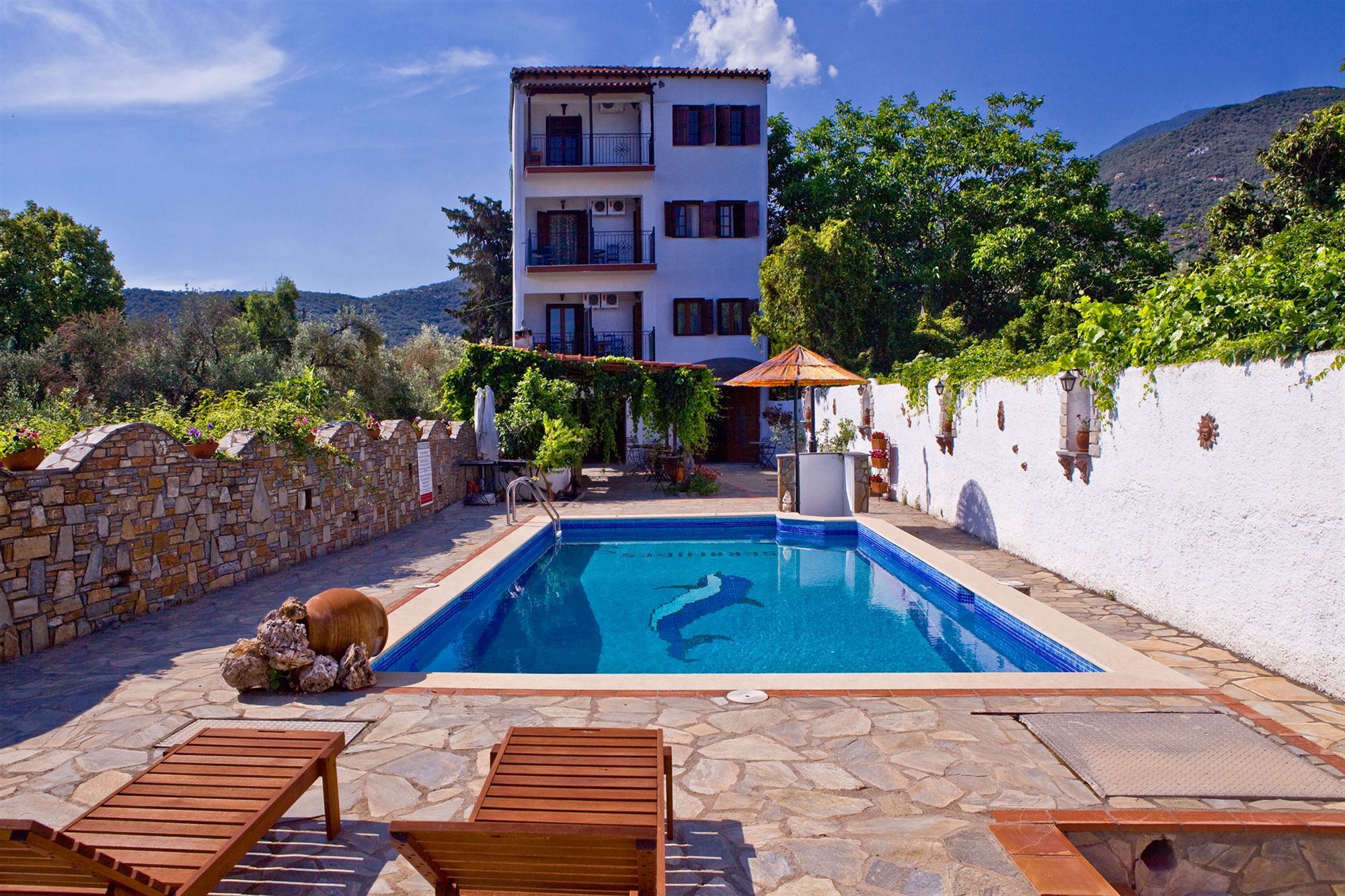 Seranides Boutique Hotel Kato Gatzea Exterior foto